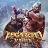 Asgardian Rising slot artwork with Norse god symbols