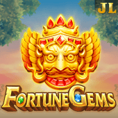 Fortune Gems artwork with a glowing gem matrix