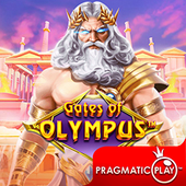Gates of Olympus artwork with Zeus casting lightning