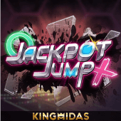 Jackpot Jump artwork with a leaping jackpot coin