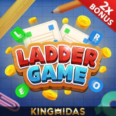 Ladder Game artwork with a rung ladder and steps