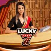 Lucky 7 artwork with a gleaming seven