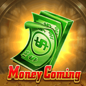 Money Coming artwork with flying peso banknotes