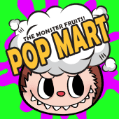 Popmart artwork with blind-box toy figures