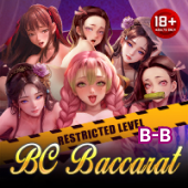Sexy Blockchain Baccarat B B artwork with a live baccarat dealer